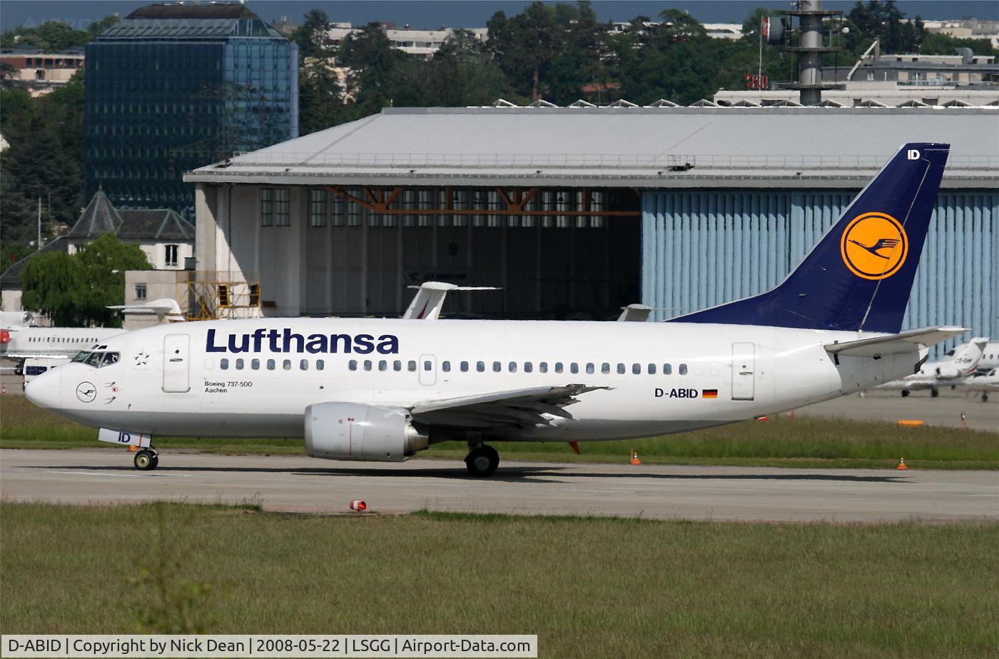 D-ABID, 1990 Boeing 737-530 C/N 24818, LSGG