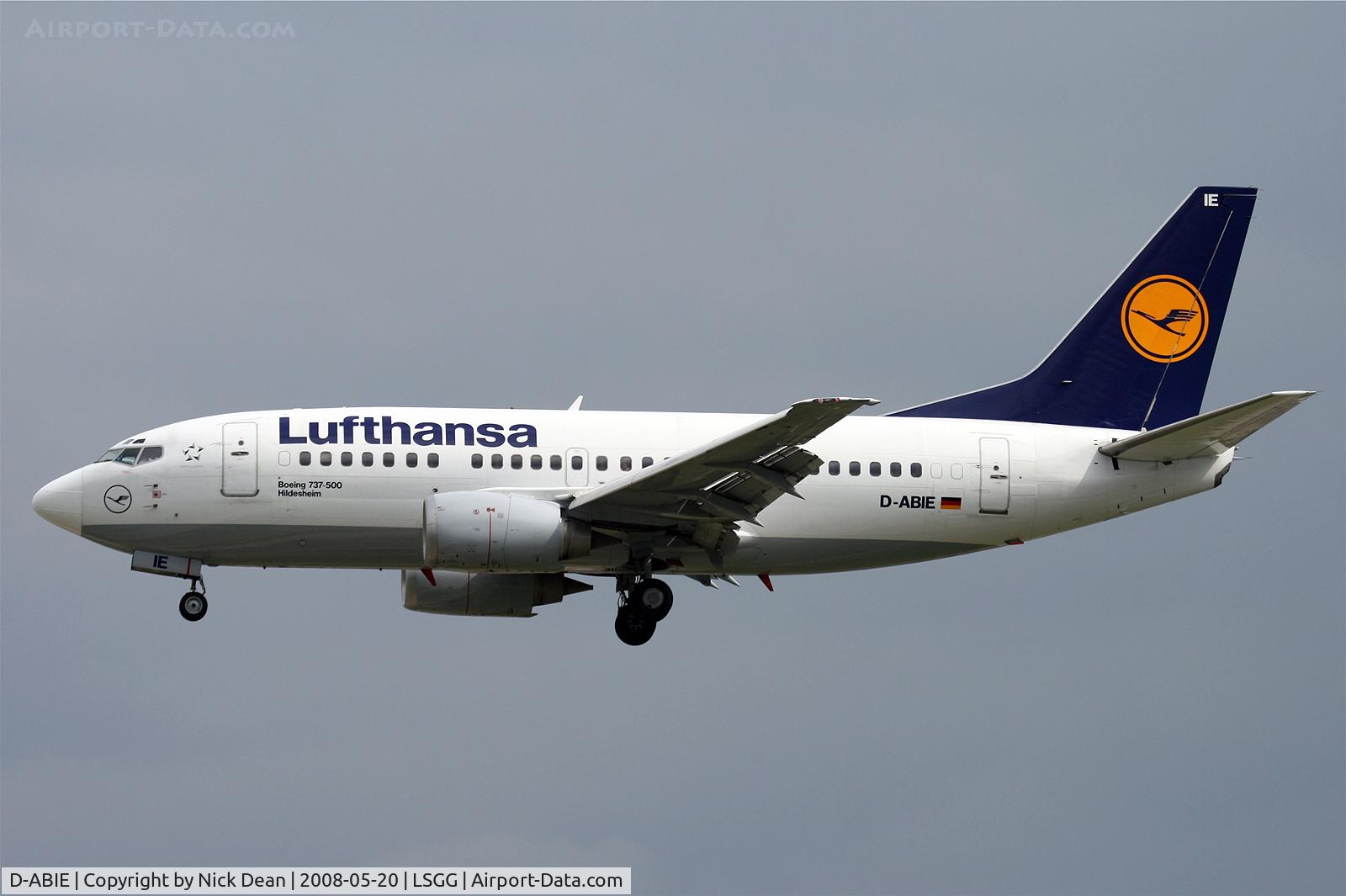 D-ABIE, 1990 Boeing 737-530 C/N 24819, /