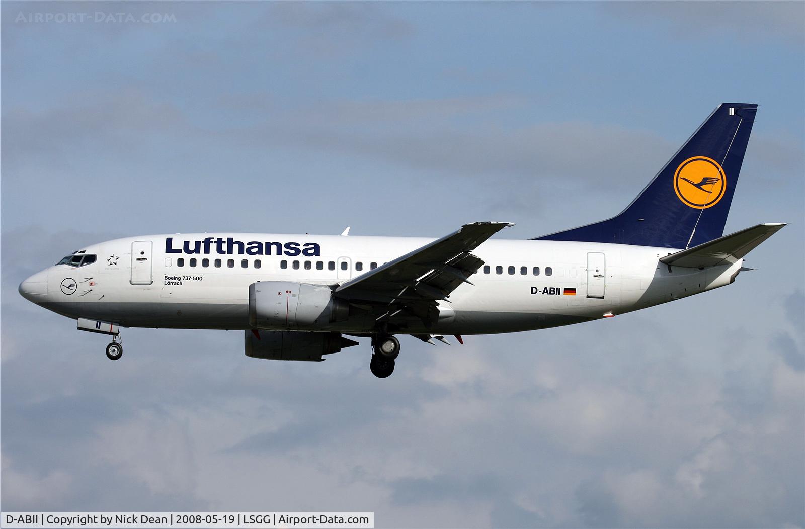D-ABII, 1991 Boeing 737-530 C/N 24822, /