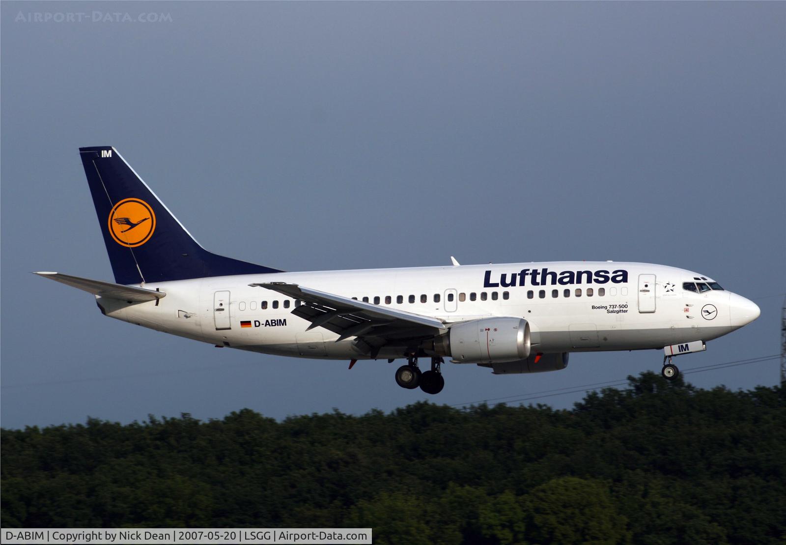 D-ABIM, 1991 Boeing 737-530 C/N 24937, /