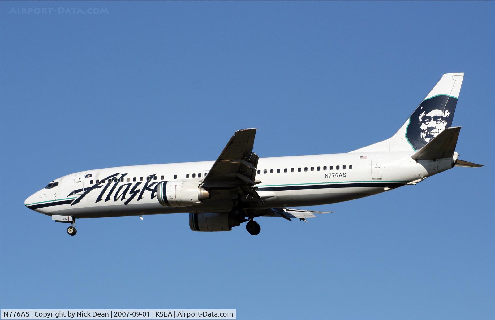 N776AS, 1994 Boeing 737-4Q8 C/N 25109, /