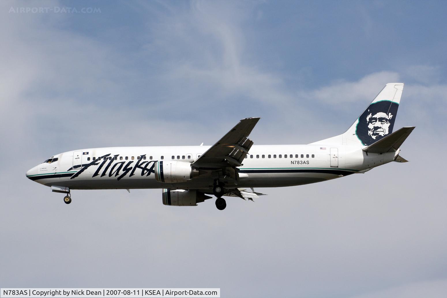 N783AS, 1994 Boeing 737-4Q8 C/N 25114, /