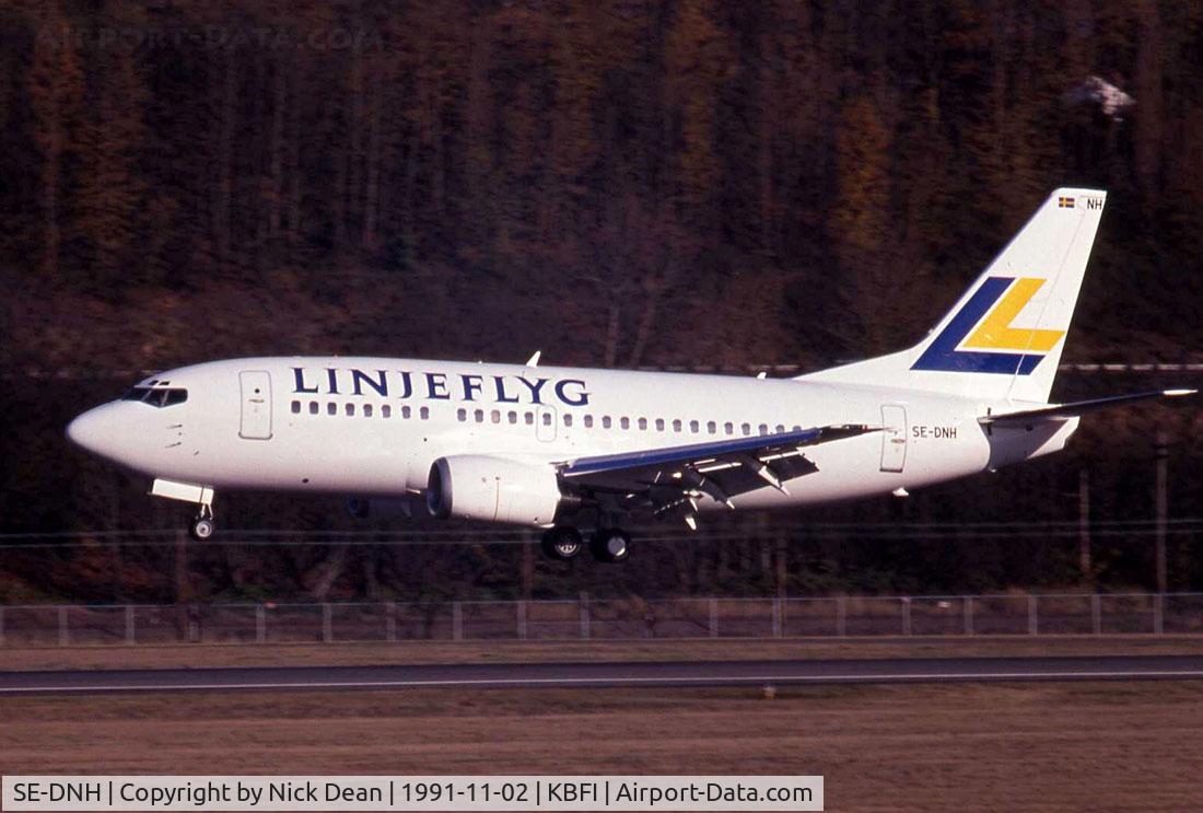 SE-DNH, 1991 Boeing 737-5Q8 C/N 25167, Scanned from a slide