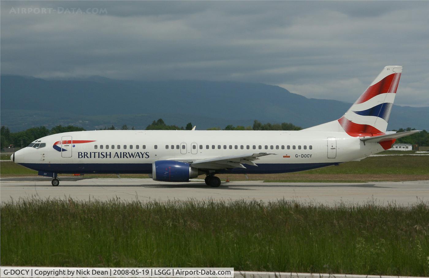 G-DOCY, 1993 Boeing 737-436 C/N 25844, /