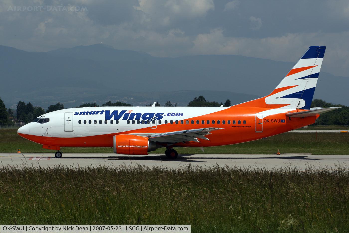 OK-SWU, 1993 Boeing 737-522 C/N 26703, This aircraft is EX N955UA