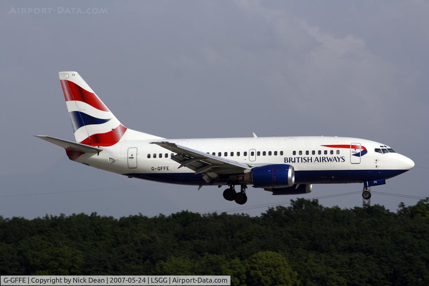G-GFFE, 1995 Boeing 737-528 C/N 27424, /