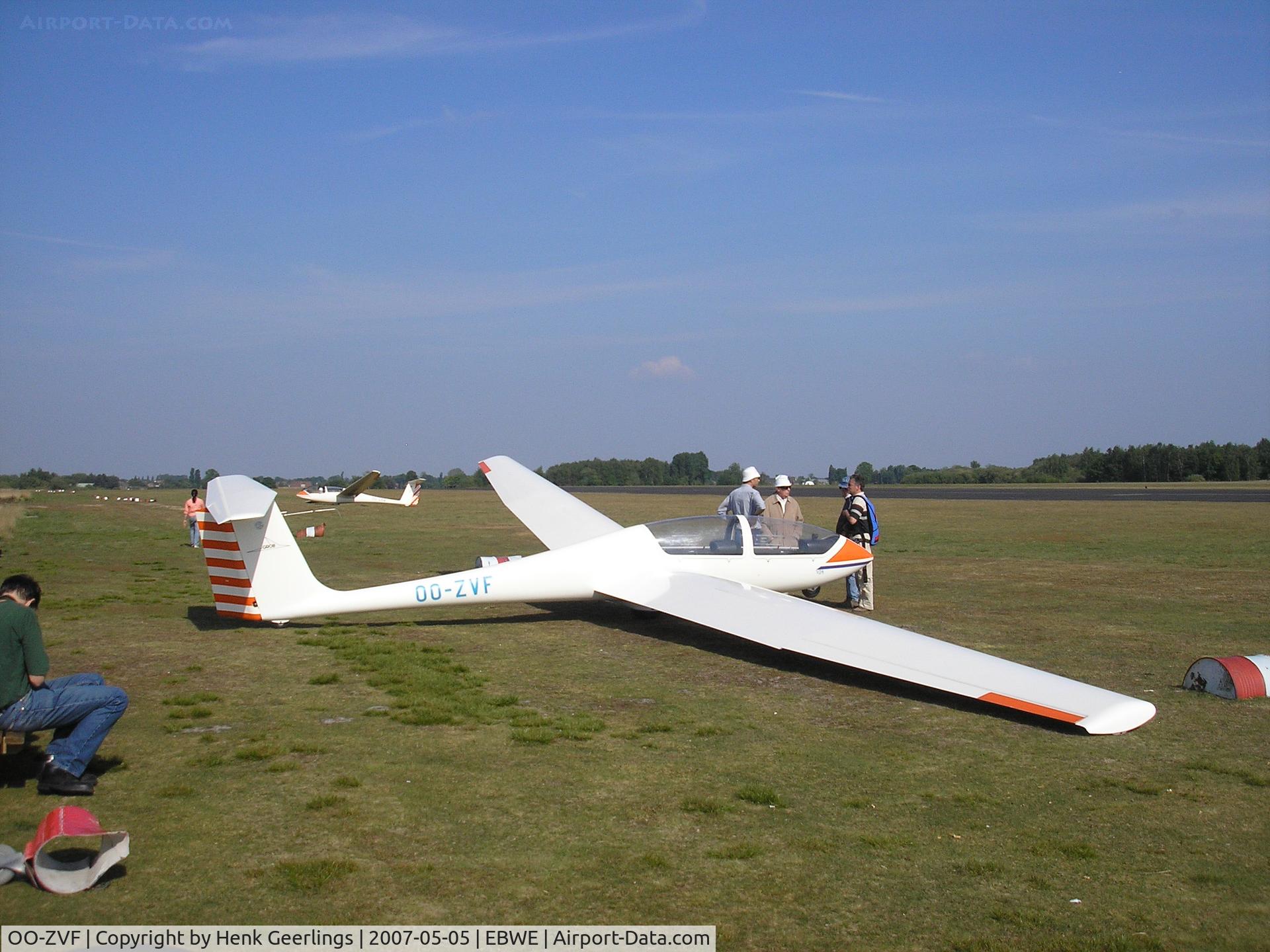 OO-ZVF, 1980 Grob G-103 Twin Astir II C/N 3517, Flamish Glider Academy - Weelde