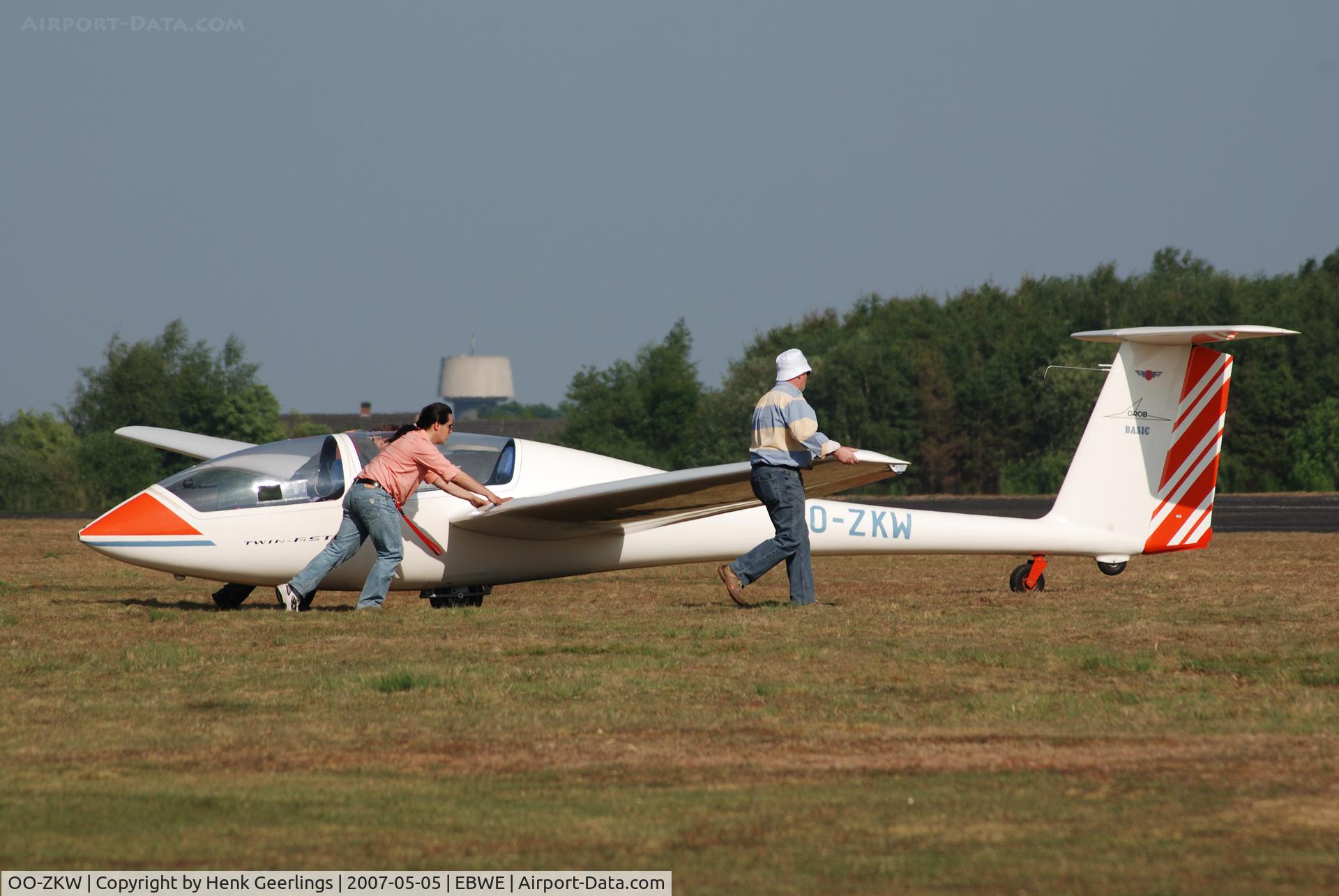 OO-ZKW, 1979 Grob G-103 Twin Astir C/N 3231, Flamish Glider Academy - Weelde