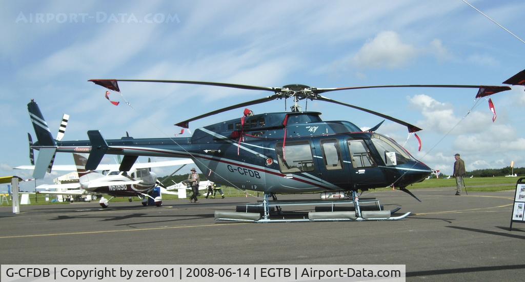G-CFDB, 2008 Bell 407 C/N 53806, Bell 407 built 2008 at the Aero Expo, Booker, west of London