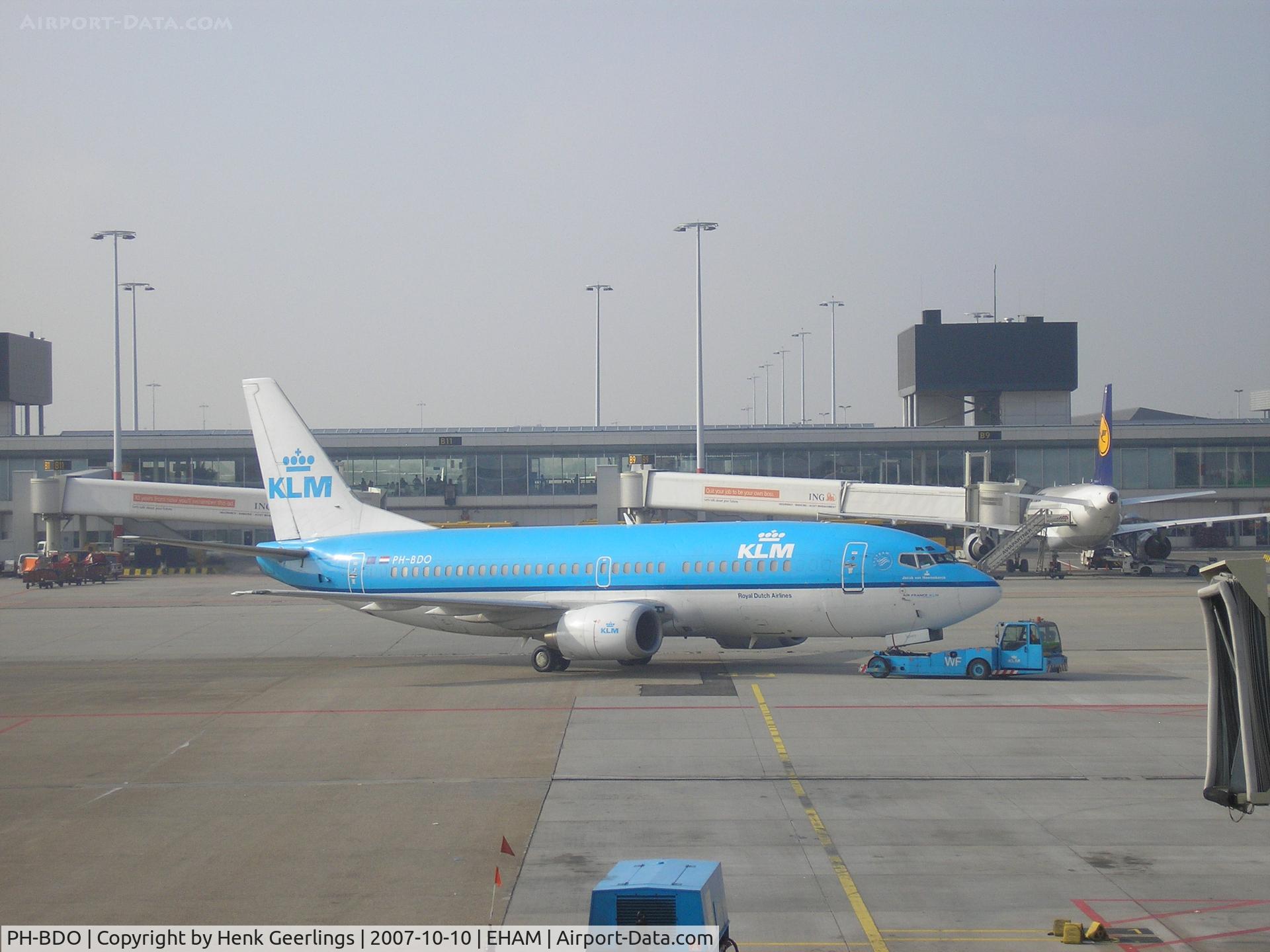 PH-BDO, 1988 Boeing 737-306 C/N 24262, Schiphol