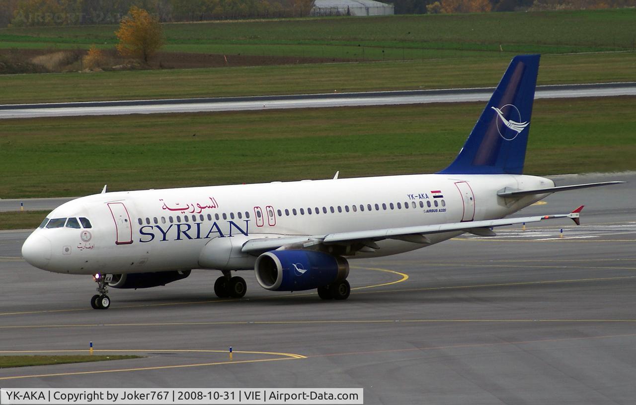YK-AKA, 1998 Airbus A320-232 C/N 886, Syrian Air Airbus A320-232