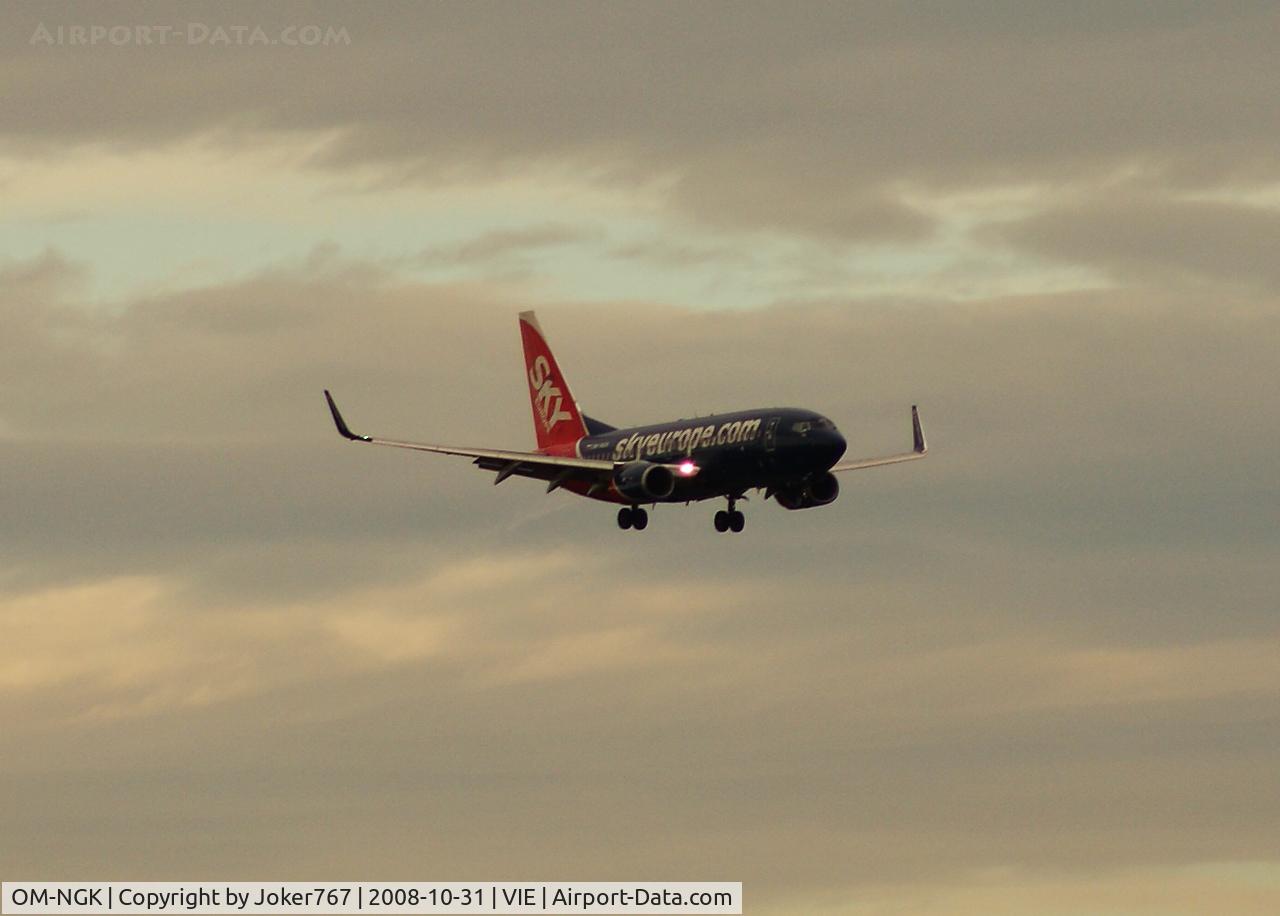 OM-NGK, 2007 Boeing 737-76N C/N 34756/2208, SkyEurope Airlines Boeing 737-76N(WL)