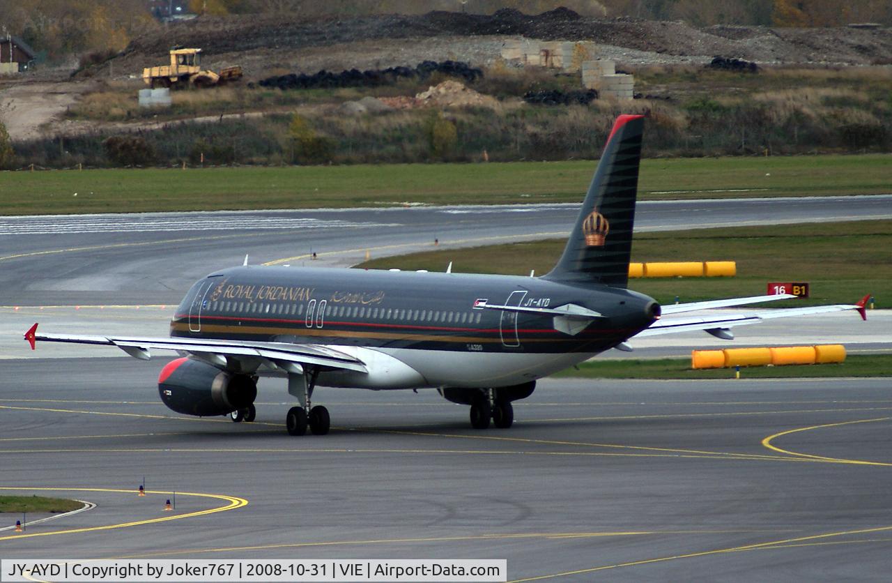 JY-AYD, Airbus A320-214 C/N 2598, Royal Jordanian Airlines Airbus A320-232