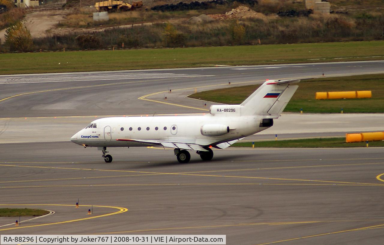 RA-88296, Yakovlev Yak-40 C/N 9421634, Severstal Aircompany Yakovlev Yak-40