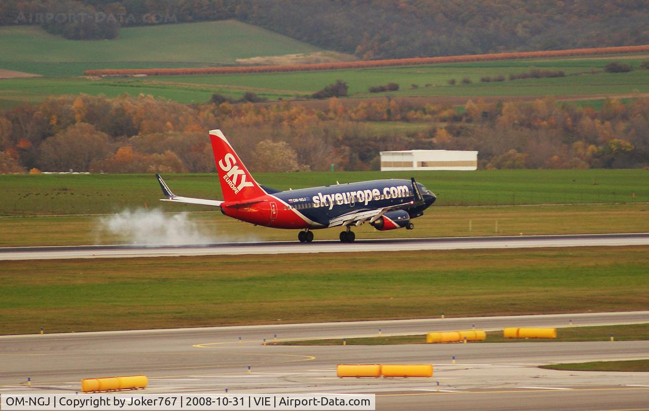 OM-NGJ, 2007 Boeing 737-76N C/N 34755, SkyEurope Airlines Boeing 737-76N(WL)
