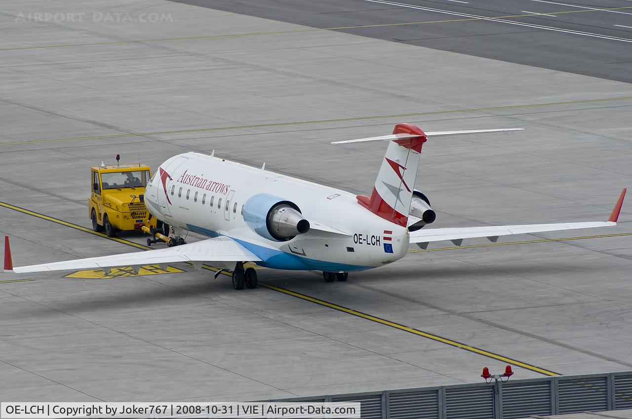 OE-LCH, 1996 Canadair CRJ-200LR (CL-600-2B19) C/N 7110, Austrian arrows Canadair Regional Jet CRJ200LR