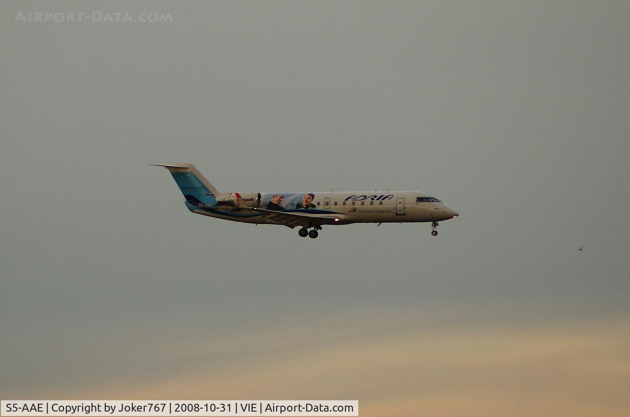 S5-AAE, 1998 Canadair CRJ-200LR (CL-600-2B19) C/N 7170, Adria Airways Canadair Regional Jet CRJ200LR