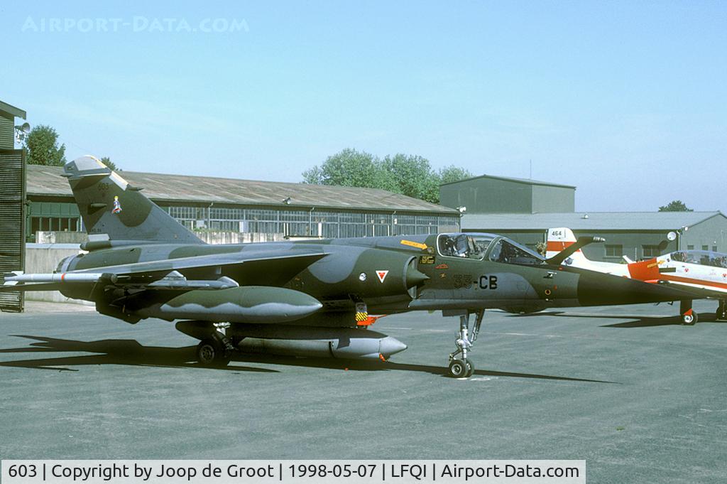 603, Dassault Mirage F.1CR C/N 603, seen on the static of the 1998 Cambrai air day