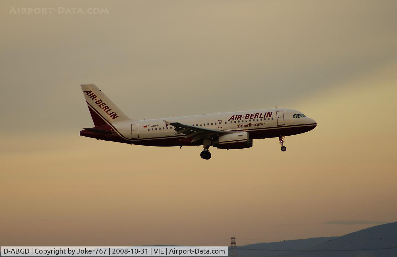 D-ABGD, 2004 Airbus A319-132 C/N 2335, Air Berlin Airbus A319-132