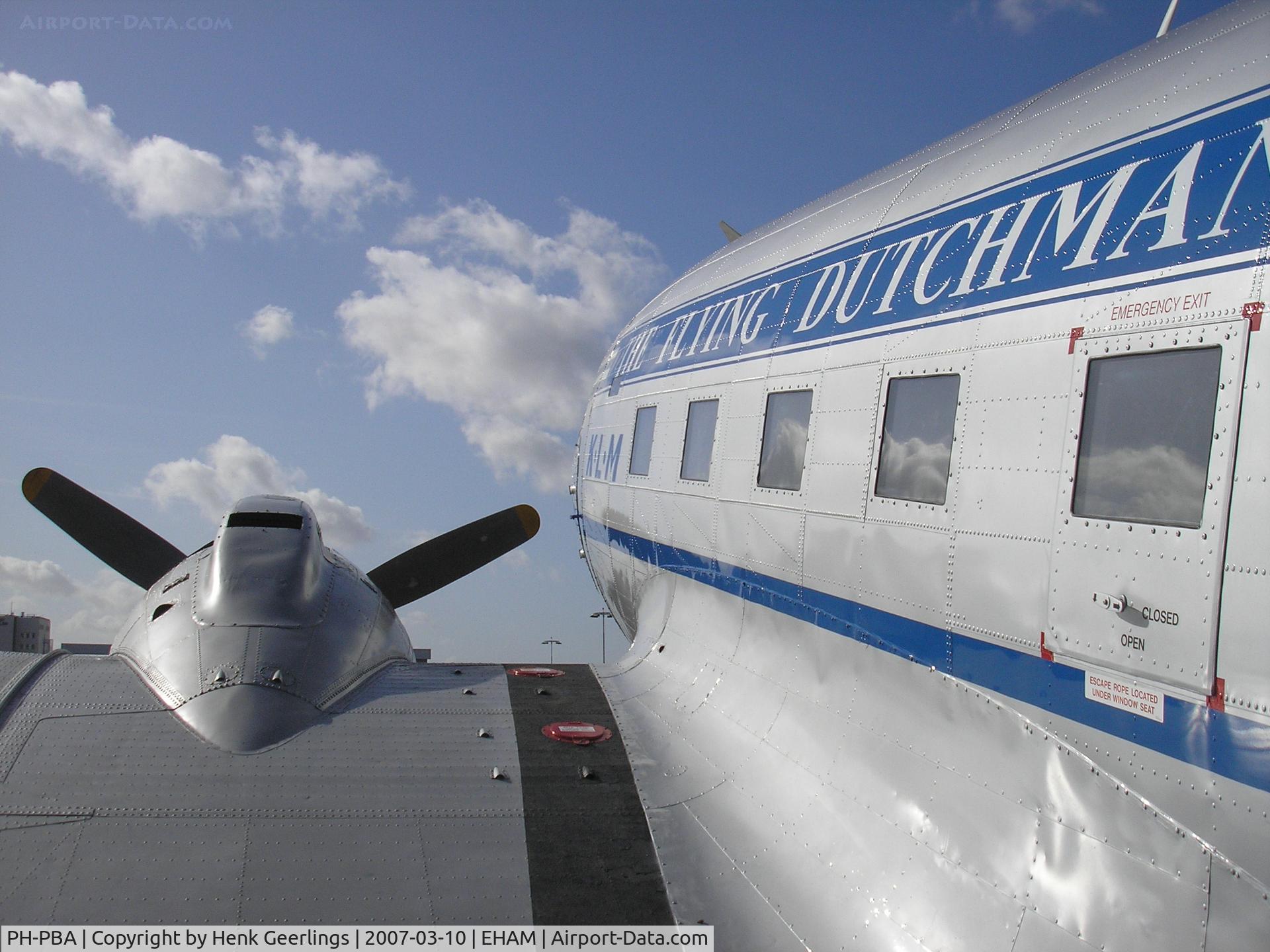 PH-PBA, 1943 Douglas DC-3C-S1C3G (C-47A-75-DL) C/N 19434, Schiphol - East