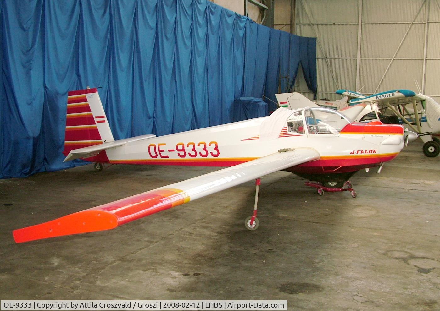 OE-9333, Aeronautica Umbra SF 25 D Falke C/N AU 008 D, Budaörs-Airport/Hungary LHBS