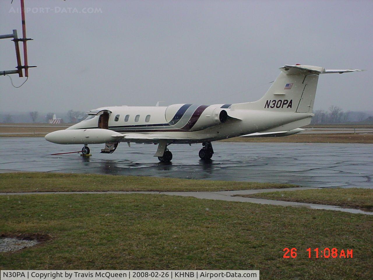 N30PA, 1979 Gates Learjet 35A C/N 245, Parked on ramp in front of Terminal...
