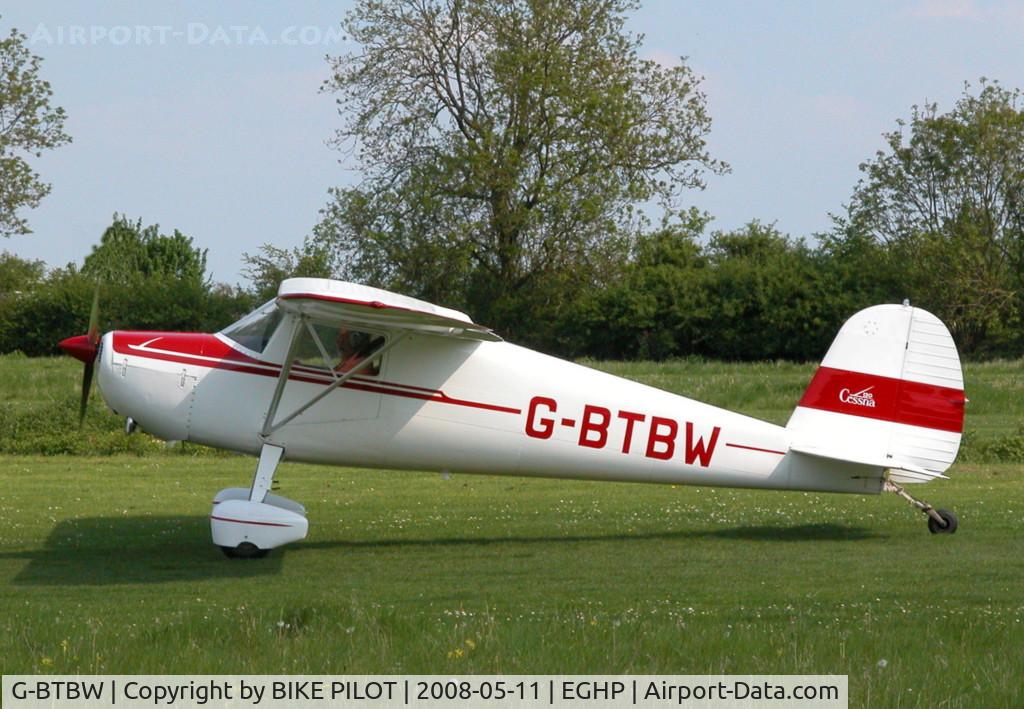 G-BTBW, 1947 Cessna 120 C/N 14220, POPHAM DEHAVILLAND FLY-IN 2008