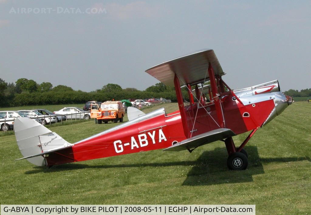 G-ABYA, 1932 De Havilland DH60G Gipsy Moth C/N 1906, POPHAM DEHAVILLAND FLY-IN 2008