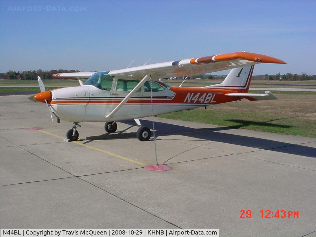 N44BL, 1968 Cessna 172I C/N 17256854, Parked on ramp in front of Terminal...