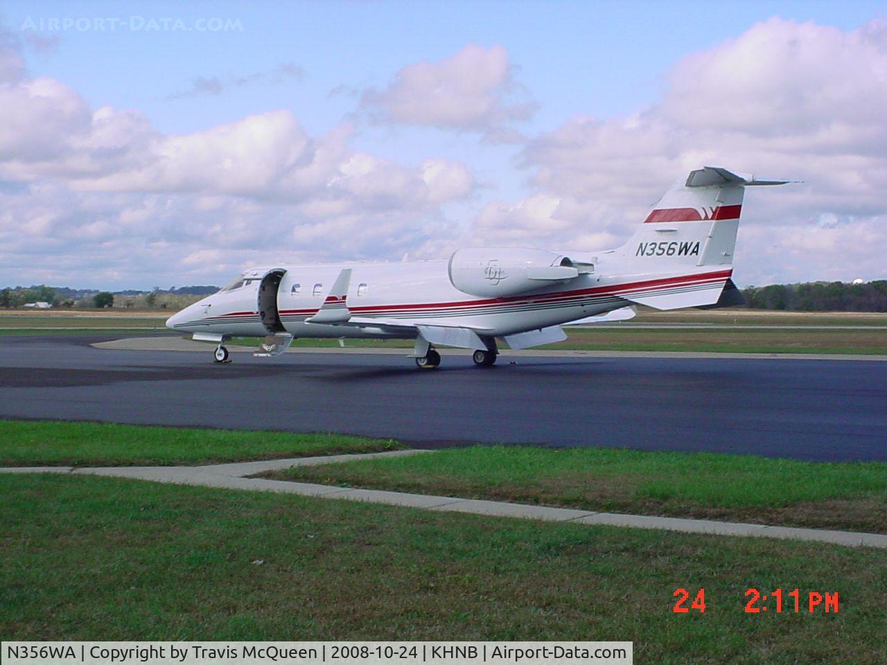 N356WA, 1998 Learjet Inc 60 C/N 123, Parked on ramp in front of Terminal...