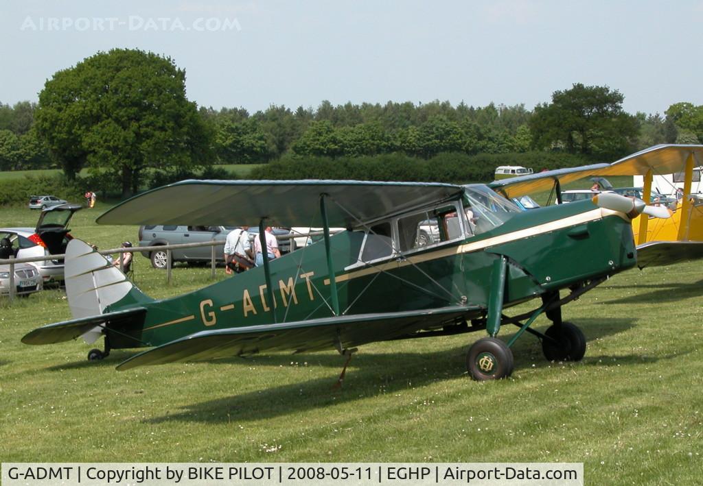 G-ADMT, 1936 De Havilland DH.87B Hornet Moth C/N 8093, POPHAM DEHAVILLAND FLY-IN 2008