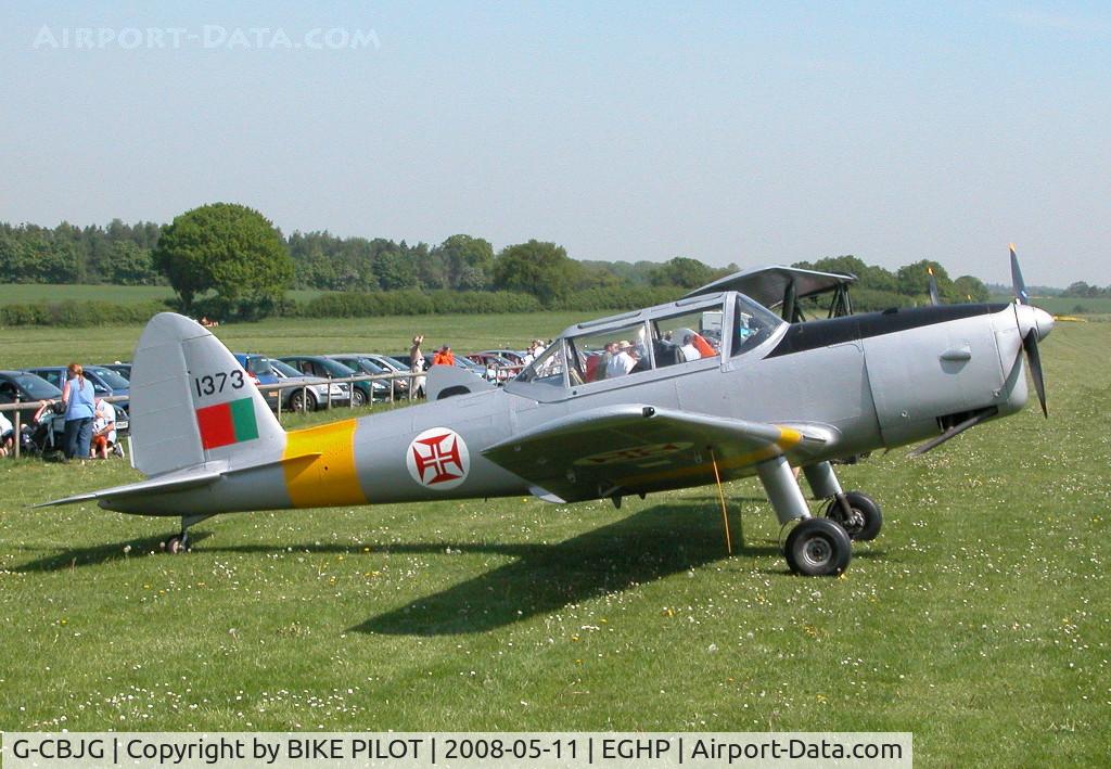 G-CBJG, 1961 OGMA DHC-1 Chipmunk T.20 C/N OGMA-63, POPHAM DEHAVILLAND FLY-IN 2008