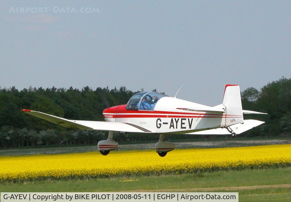G-AYEV, 1960 SAN Jodel DR.1050 Ambassadeur C/N 179, POPHAM DEHAVILLAND FLY-IN 2008