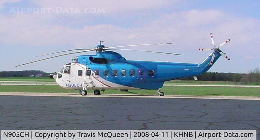 N905CH, 1973 Sikorsky S-61N C/N 61711, Parked on ramp in front of Terminal...