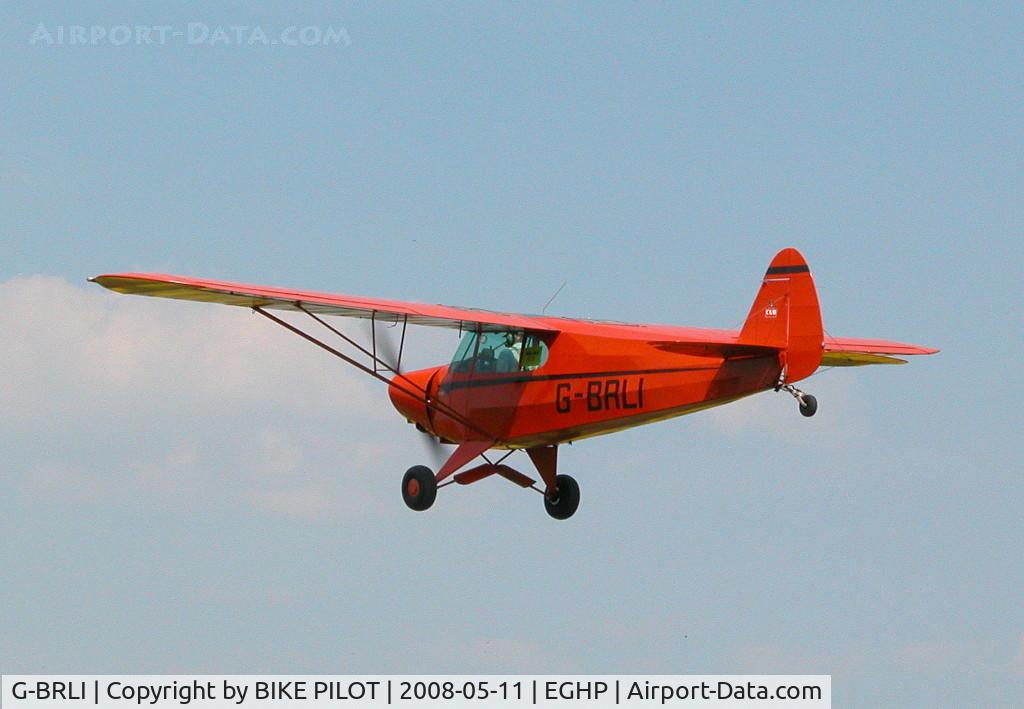 G-BRLI, 1941 Piper J-5A Cub Cruiser C/N 5-822, POPHAM DEHAVILLAND FLY-IN 2008
