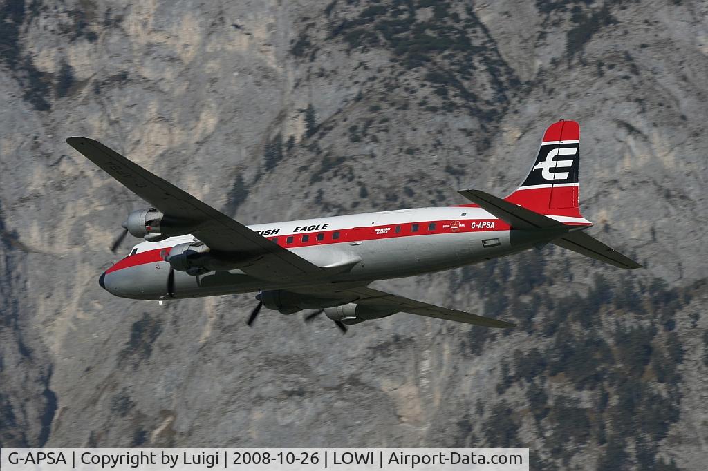 G-APSA, 1958 Douglas DC-6A C/N 45497, British Eagle