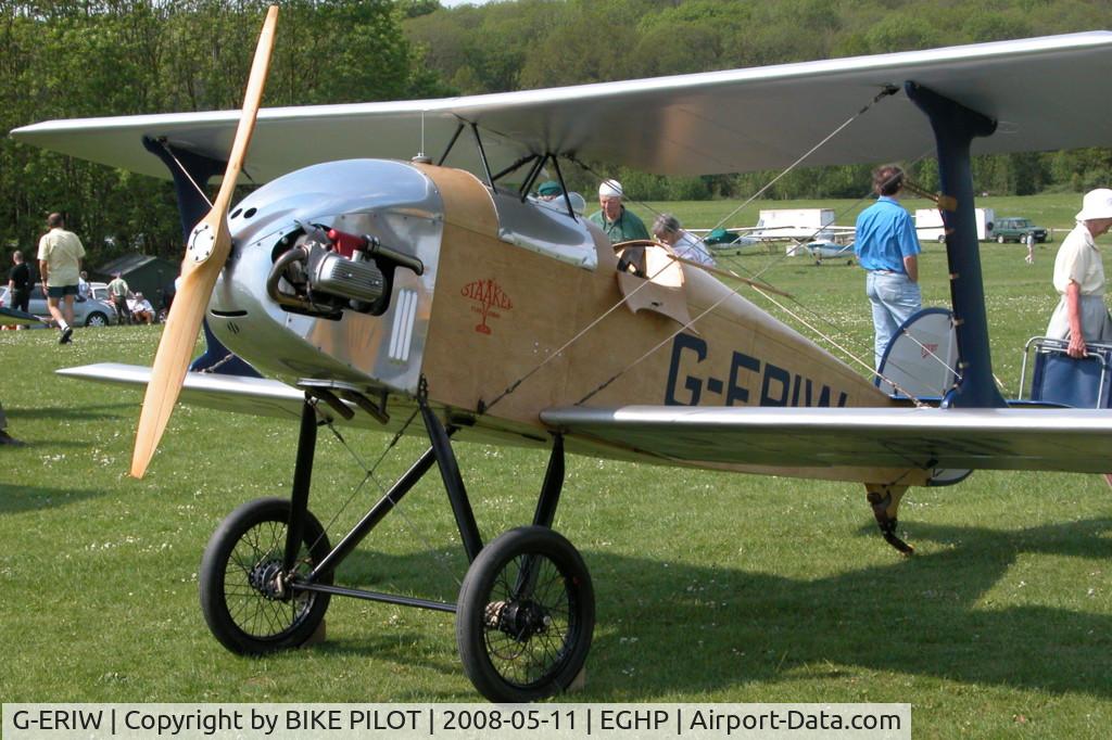 G-ERIW, 2005 Staaken Z-21 Flitzer C/N PFA 223-13834, POPHAM DEHAVILLAND FLY-IN 2008