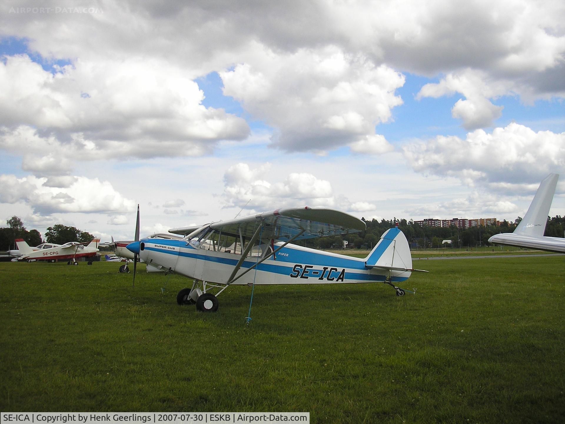 SE-ICA, 1979 Piper PA-18-150 Super Cub C/N 18-7909083, Barkarby Airport , aeroclub