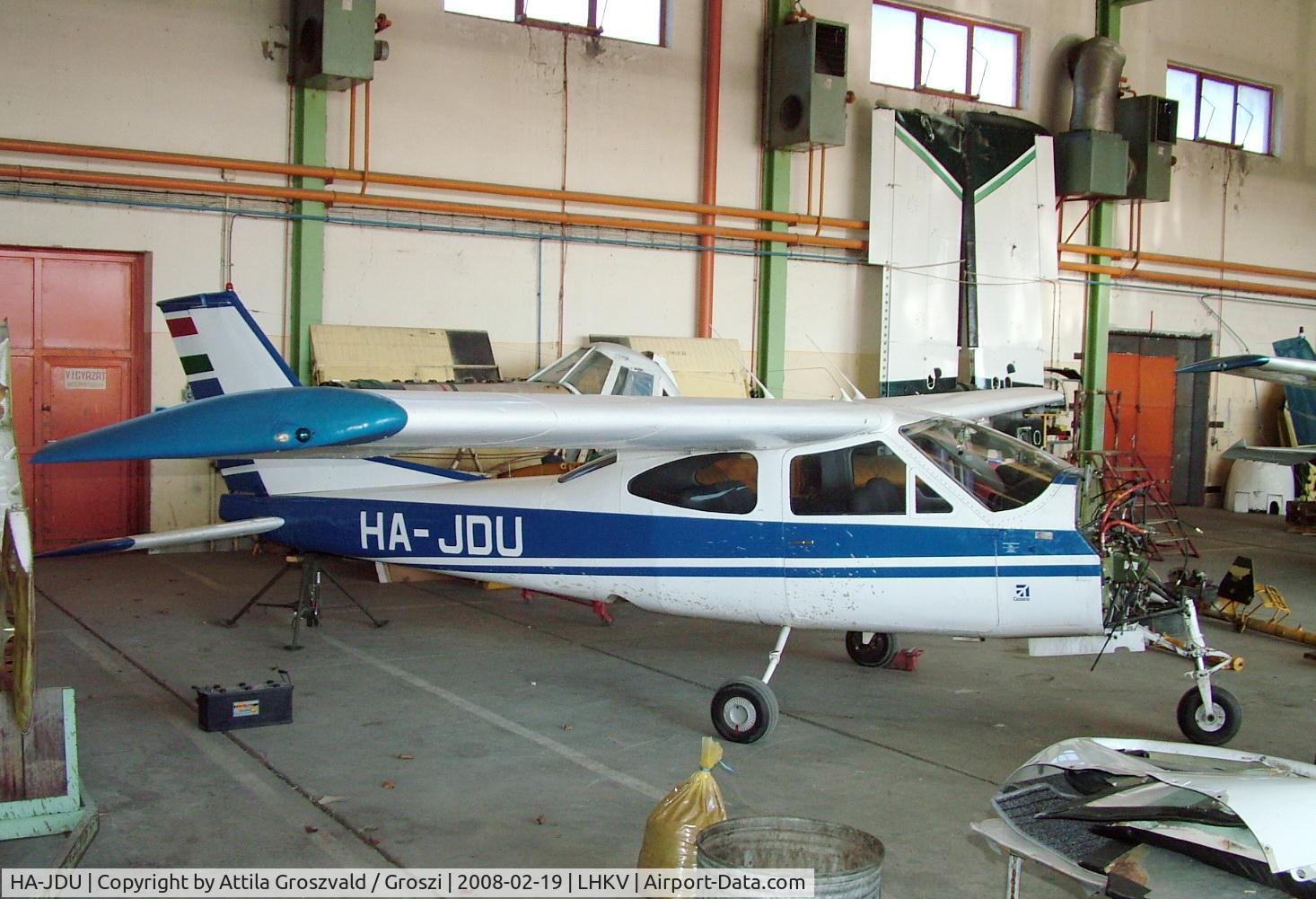 HA-JDU, 1972 Reims F177RG Cardinal RG C/N 0063, Kaposújlak airport (LHKV)