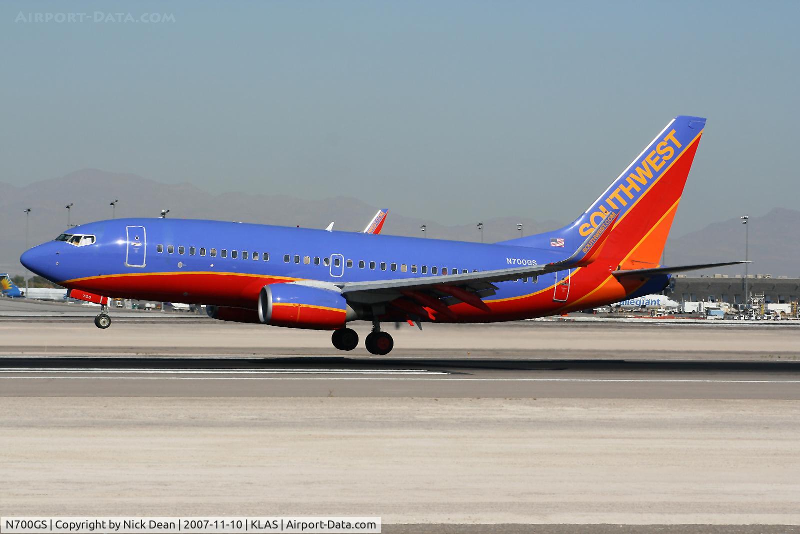 N700GS, 1997 Boeing 737-7H4 C/N 27835, /