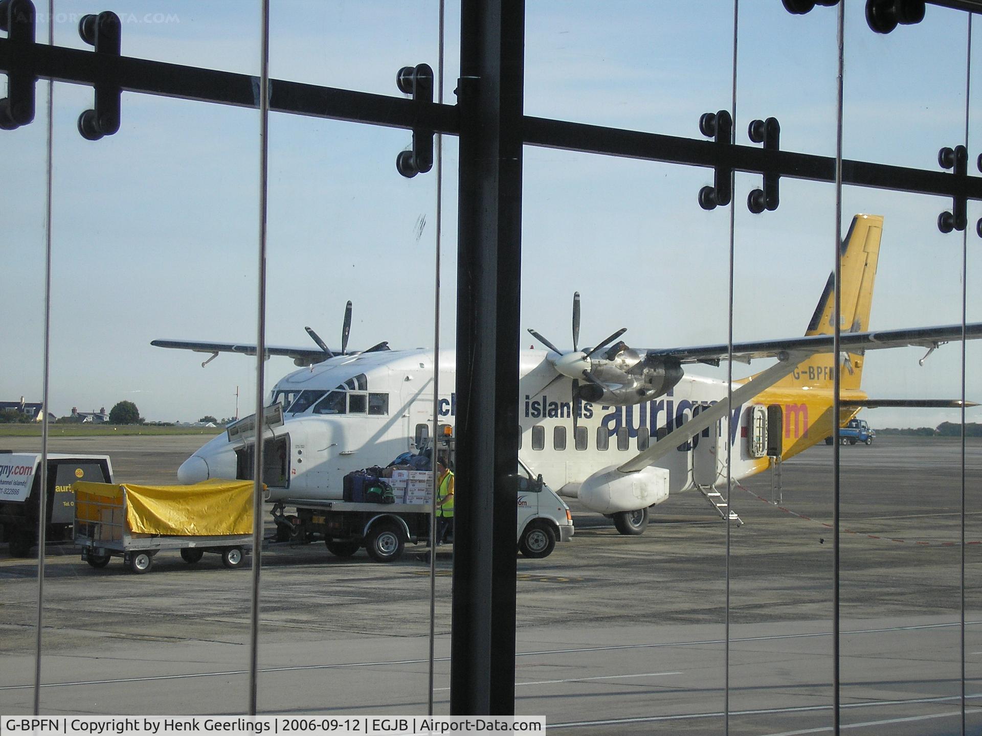 G-BPFN, 1988 Short 360-100 C/N SH.3747, Guernsey, Aurigney Airlines