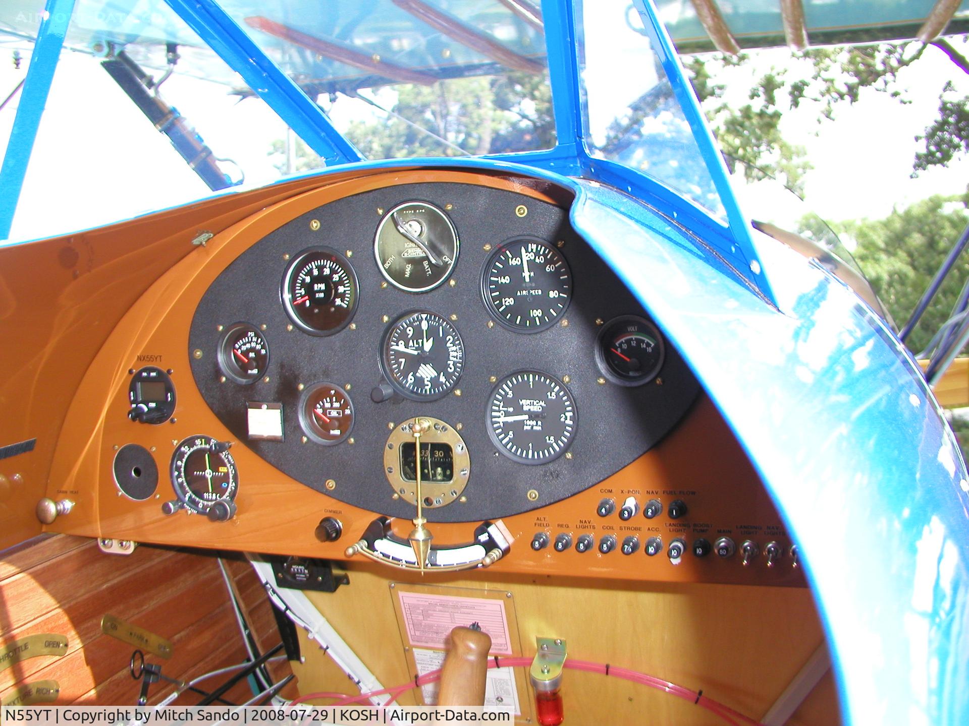 N55YT, Waco YMF C/N 2004, EAA AirVenture 2008.