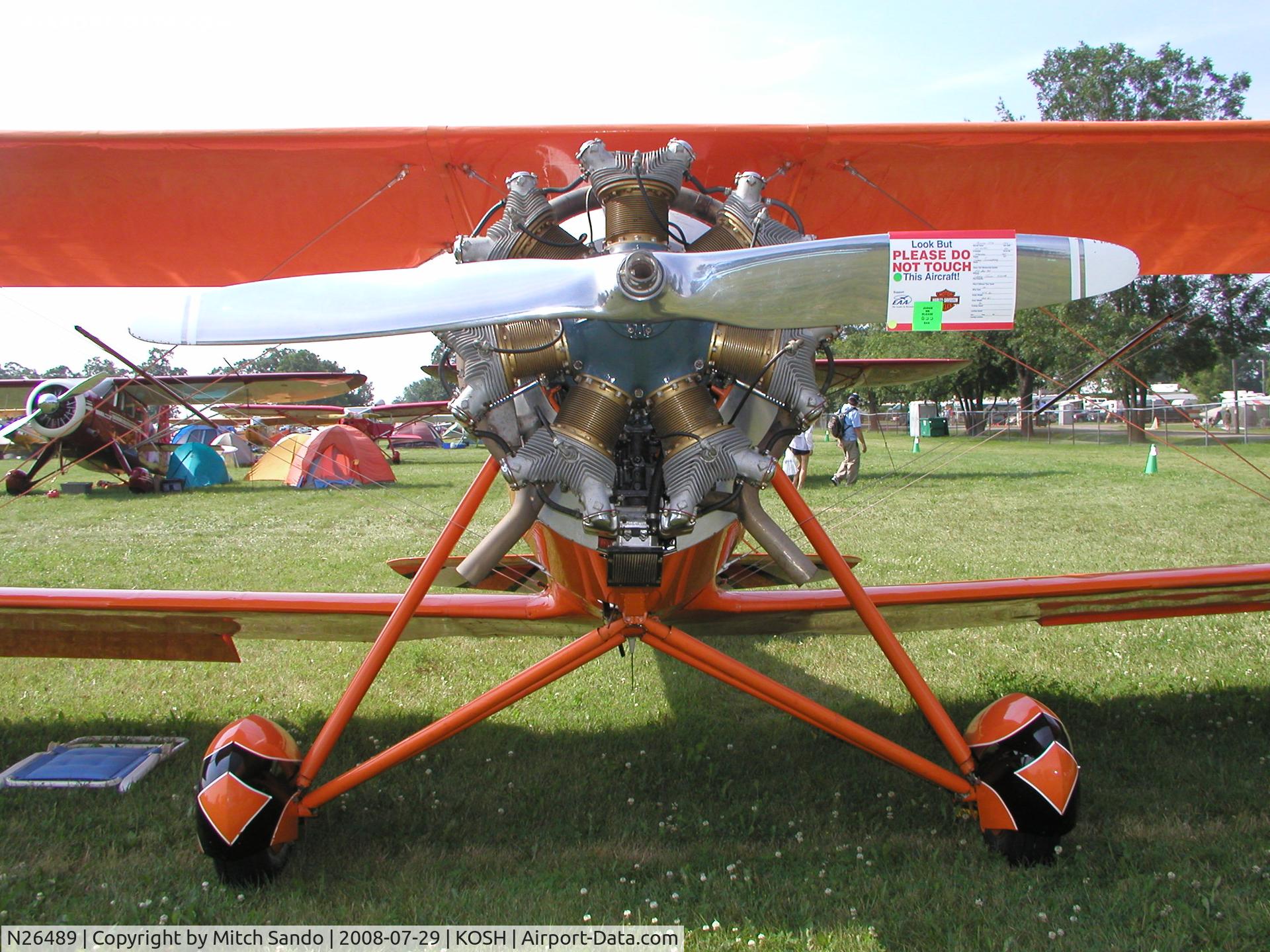 N26489, 1941 Meyers OTW C/N 42, EAA AirVenture 2008.