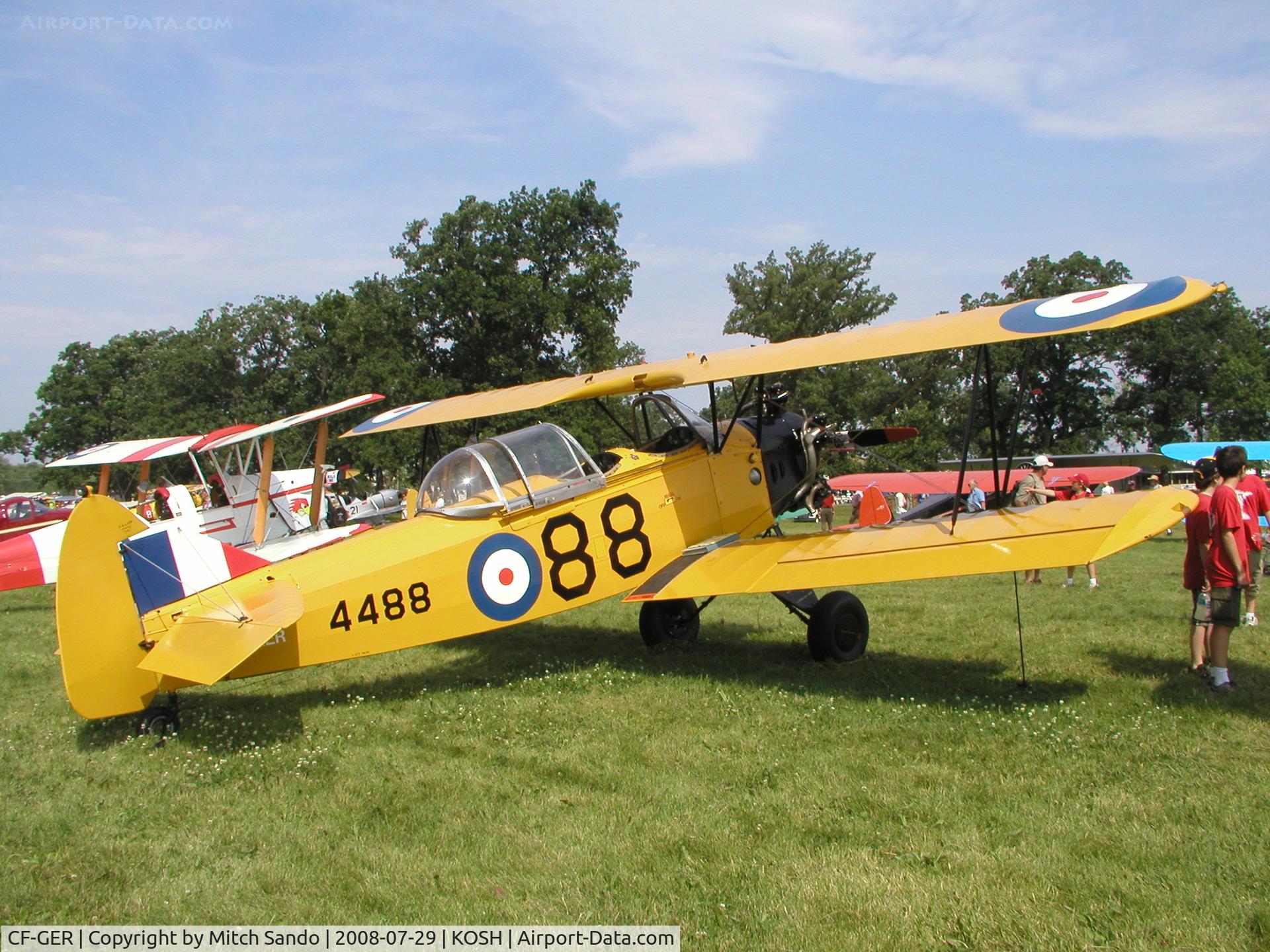 CF-GER, 1940 Fleet 16B Finch II C/N 399, EAA AirVenture 2008.