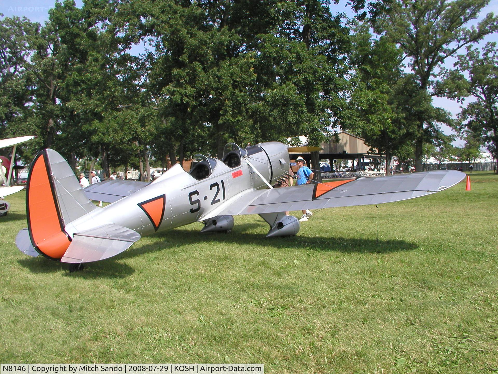 N8146, 1940 Ryan Aeronautical ST-A Special C/N 457, EAA AirVenture 2008.