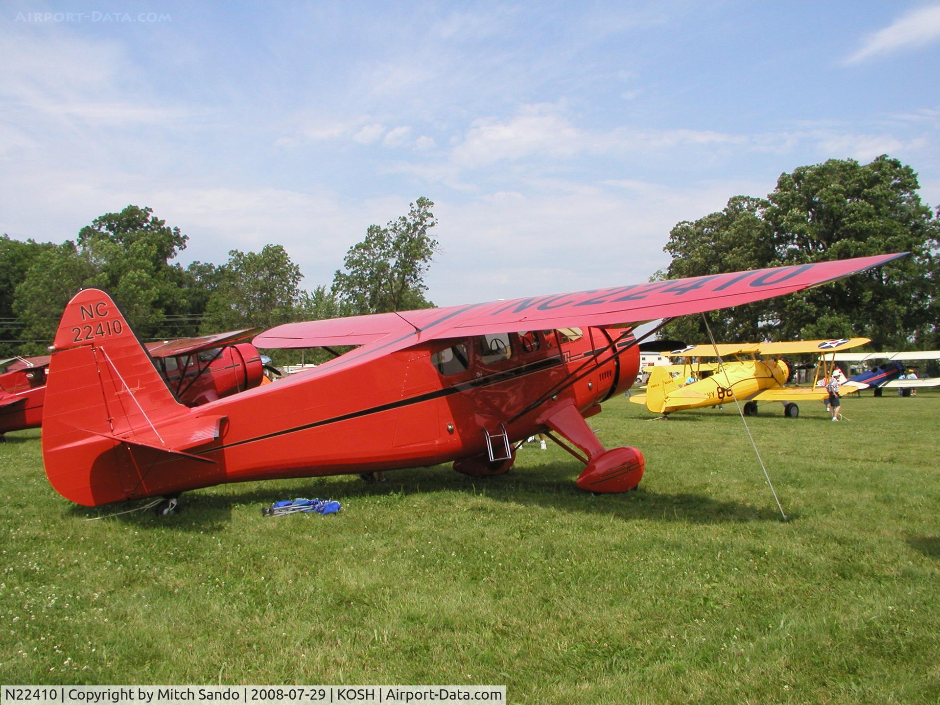 N22410, 1940 Howard Aircraft DGA-15P C/N 509, EAA AirVenture 2008.