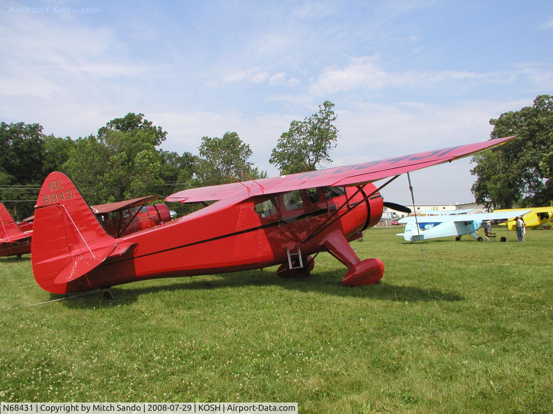 N68431, 1943 Howard Aircraft DGA-15P C/N 991, EAA AirVenture 2008.
