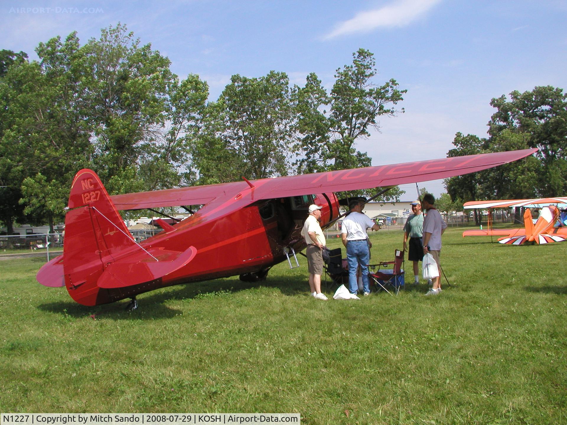 N1227, 1940 Howard Aircraft DGA-15P C/N 516, EAA AirVenture 2008.
