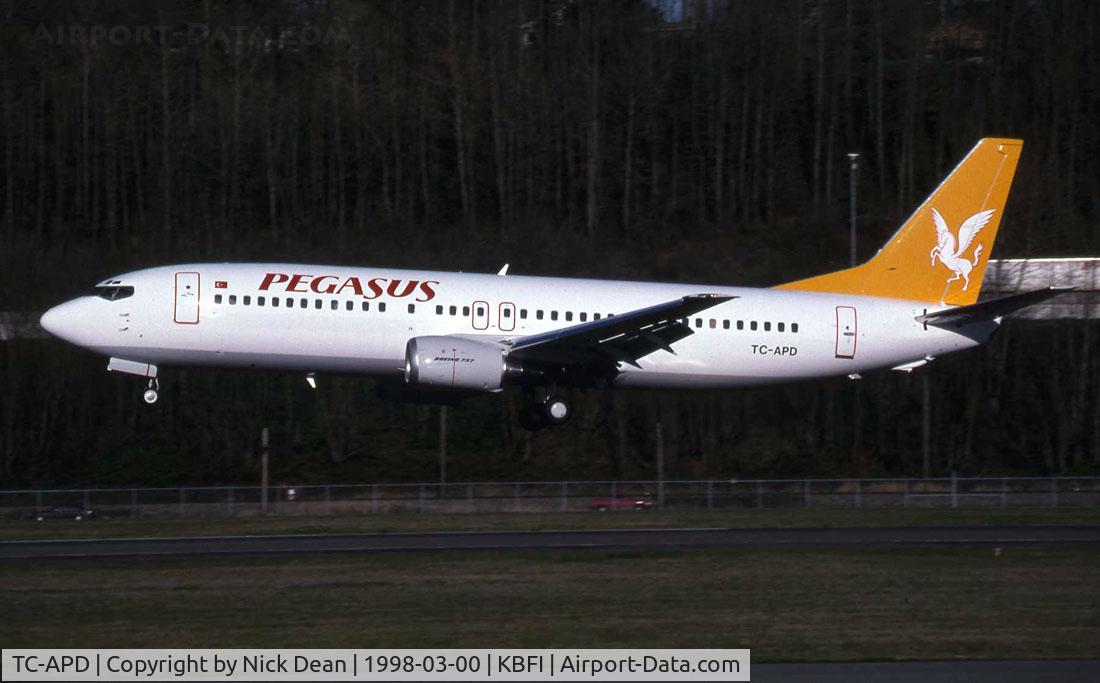 TC-APD, 1998 Boeing 737-42R C/N 29107/2997, Scanned from a slide
