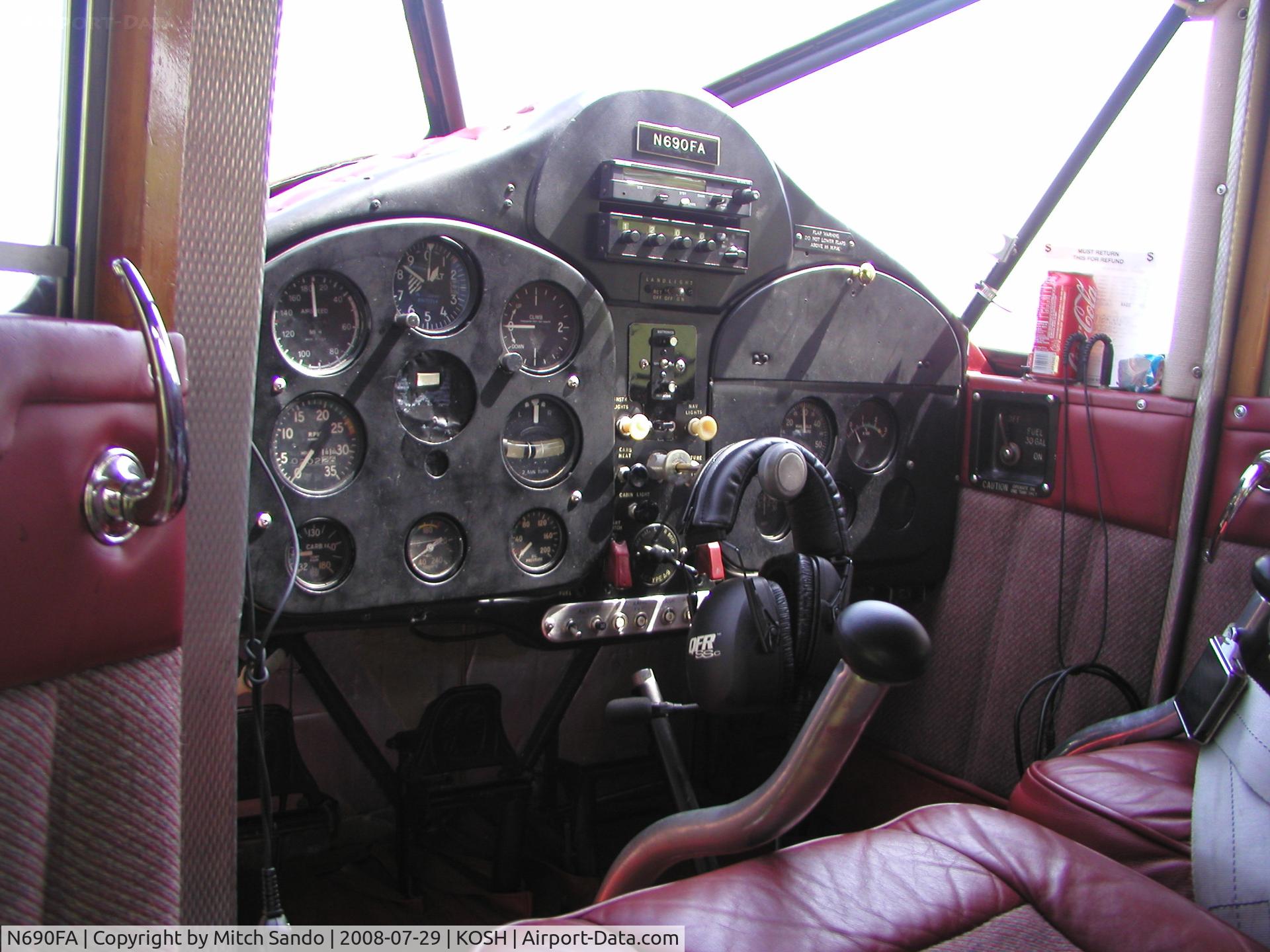N690FA, 1946 Fairchild 24R-46 C/N R46-104, EAA AirVenture 2008.